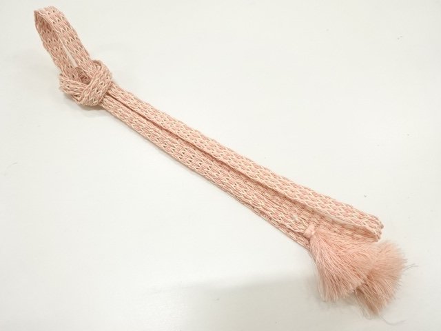 JAPANESE KIMONO / HANDTIED OBIJIME CORD FOR SUMMER